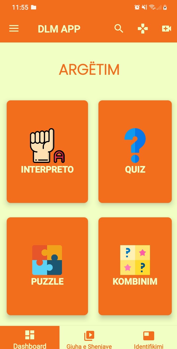 Games Dashboard